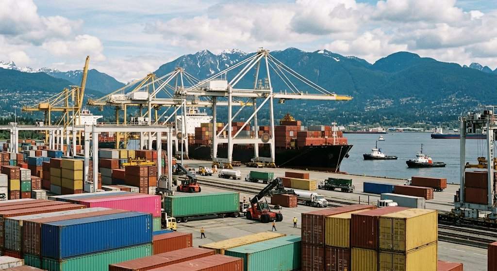 Port of Vancouver container terminal